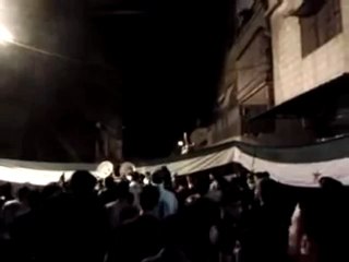 فري برس مظاهرة أحرار زملكا المسائية ريف دمشق 9  5  2012  الجزء 4 Damascus