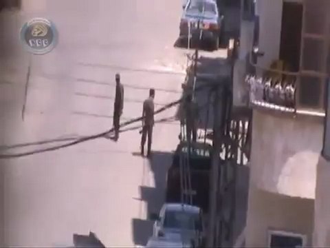 فري برس ريف دمشق الكسوة اغلاق الطرقات من قبل الاحرار 9 5 2012 Damascus