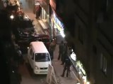 فري برس ريف دمشق  قدسيا قوات الأمن تهاجم المتظاهرين 8 5 2012 Damascus