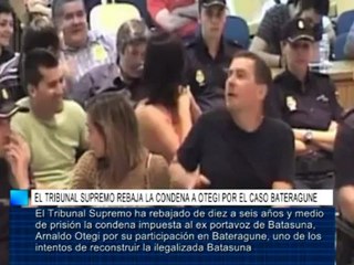 El Tribunal Supremo rebaja la condena a Otegi por el caso Bateragune
