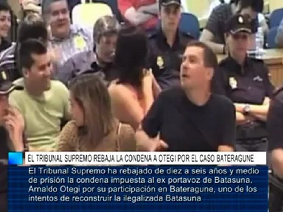 El Tribunal Supremo rebaja la condena a Otegi por el caso Bateragune