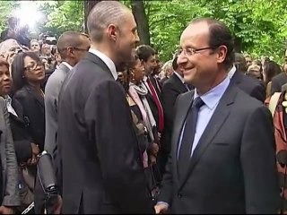 François Hollande commémore l'abolition de l'esclavage