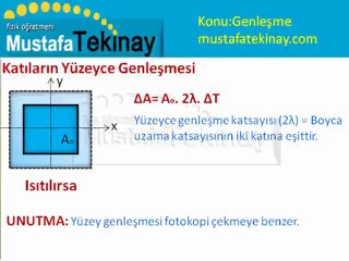 Genleşme  Konu Anlatımlı Video izle