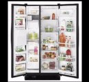 Amana 25-Cubic-Feet Side-by-Side Refrigerator ASD2522WRB Black