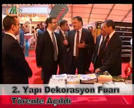 2. Yapı Dekorasyon Fuarı Törenle Açıldı