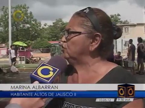 Habitantes de Alto de Jalisco protestan por colapso de aguas servidas en Maracaibo
