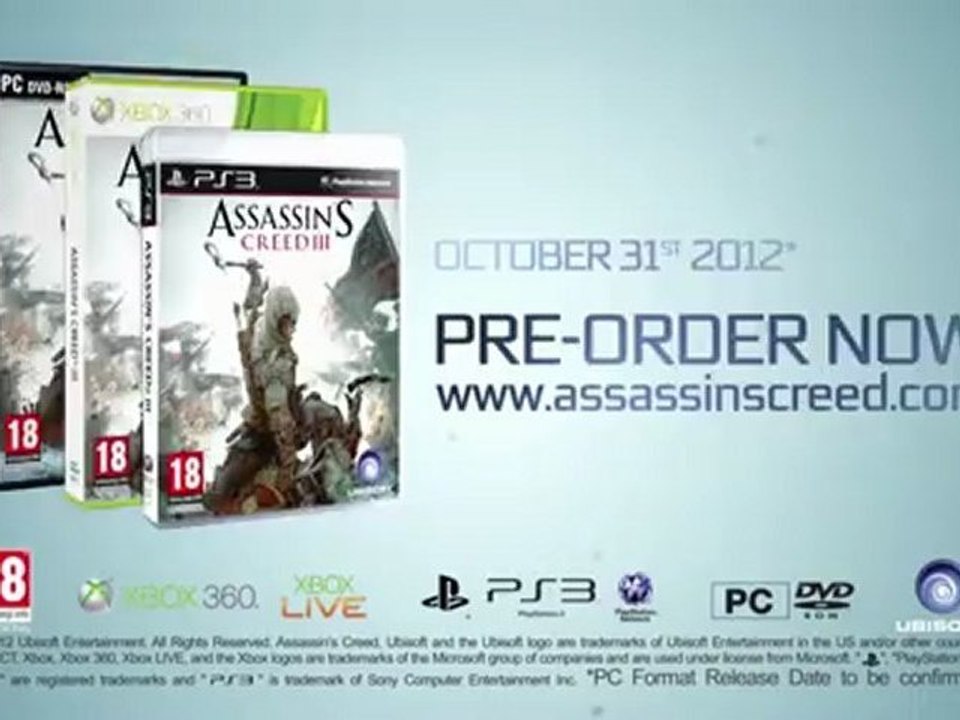Assassins Creed III -- World Gameplay Premiere [UK]