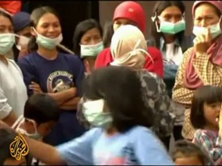 Mount Merapi erupts again