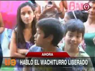 Pronto.com.ar Habló el Wachiturro liberado