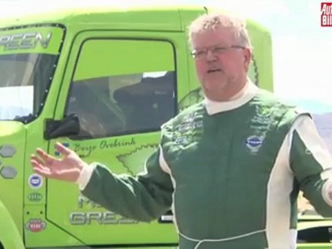 Record velocidad camión Volvo