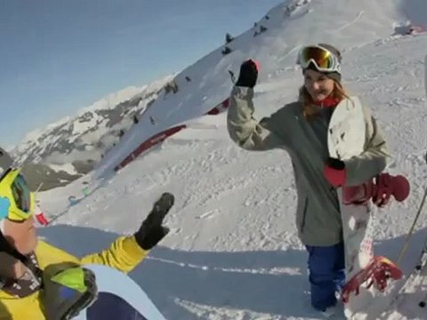 DC Snowpark Kitzbuehel - 01 03 2012 First Session with the DC Snowboard Team