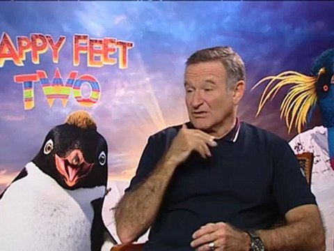 Happy Feet Two - Exclusive Interview With Robin Williams & Sophie Vergara