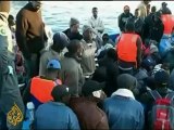 Libya refugees land on Italian island