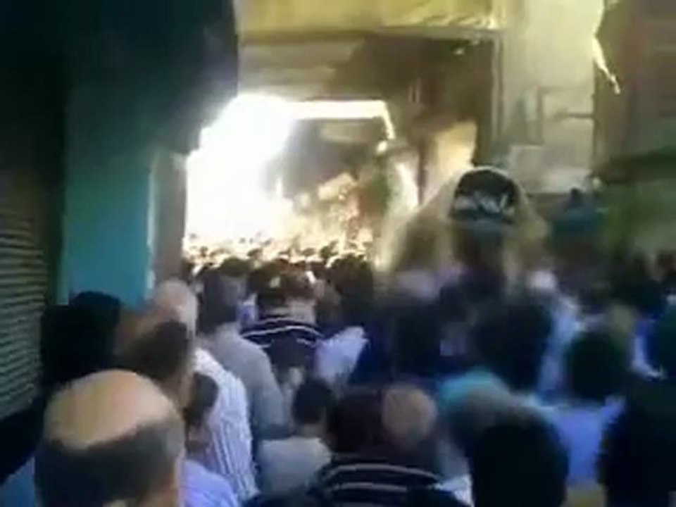 فري برس دمشق الشاغور تشييع الشهيد فراس كيال 10 5 2012 Damascus