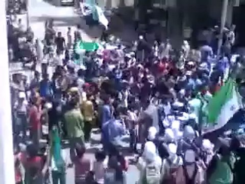 فري برس ريف دمشق جديدة عرطوز مظاهرة طلابية10 5 2012 ج2 Damascus