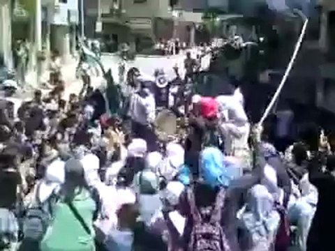 فري برس ريف دمشق جديدة عرطوز مظاهرة طلابية10 5 2012 ج1 Damascus