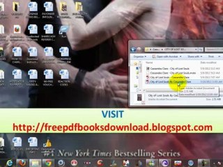 City of Lost Souls By Cassandra Clare Free PDF Download