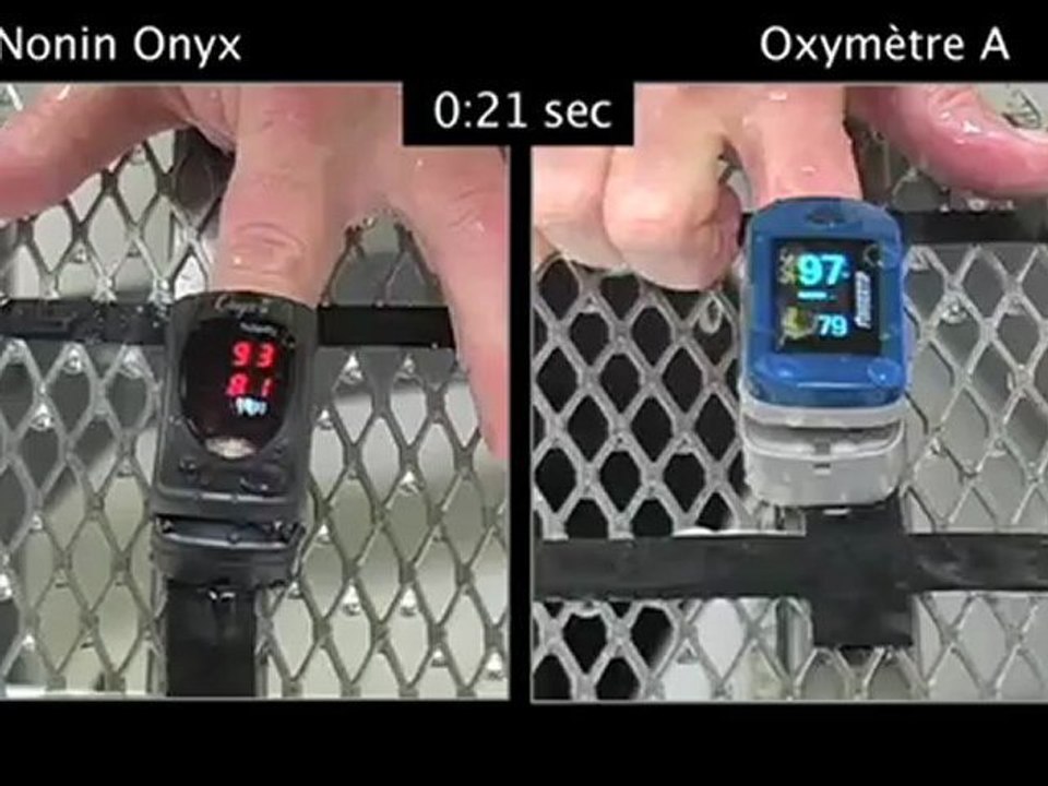 Test etancheite Oxymetre de pouls Nonin