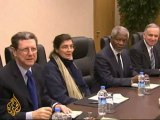 Annan meets Syrian opposition