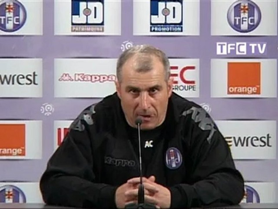 Alain Casanova en conférence de presse