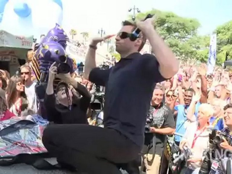 Hugh Jackman 'Real Steel' Comic-Con Surprise