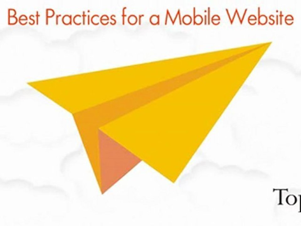 Best Practices for a Mobile Website