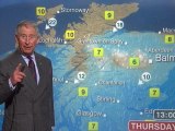 ZAPPING ACTU DU 11/05/2012 - Le Prince Charles présente la météo sur la BBC !