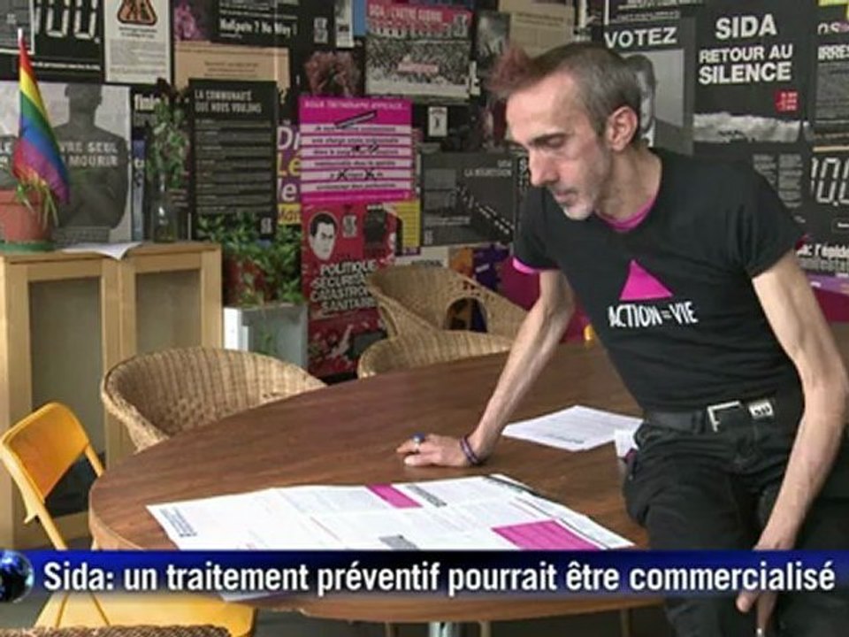 Traitement préventif du sida: réaction d'Act Up
