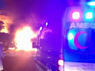 Alev Topuna Dönen Kamyonda Can Verdi