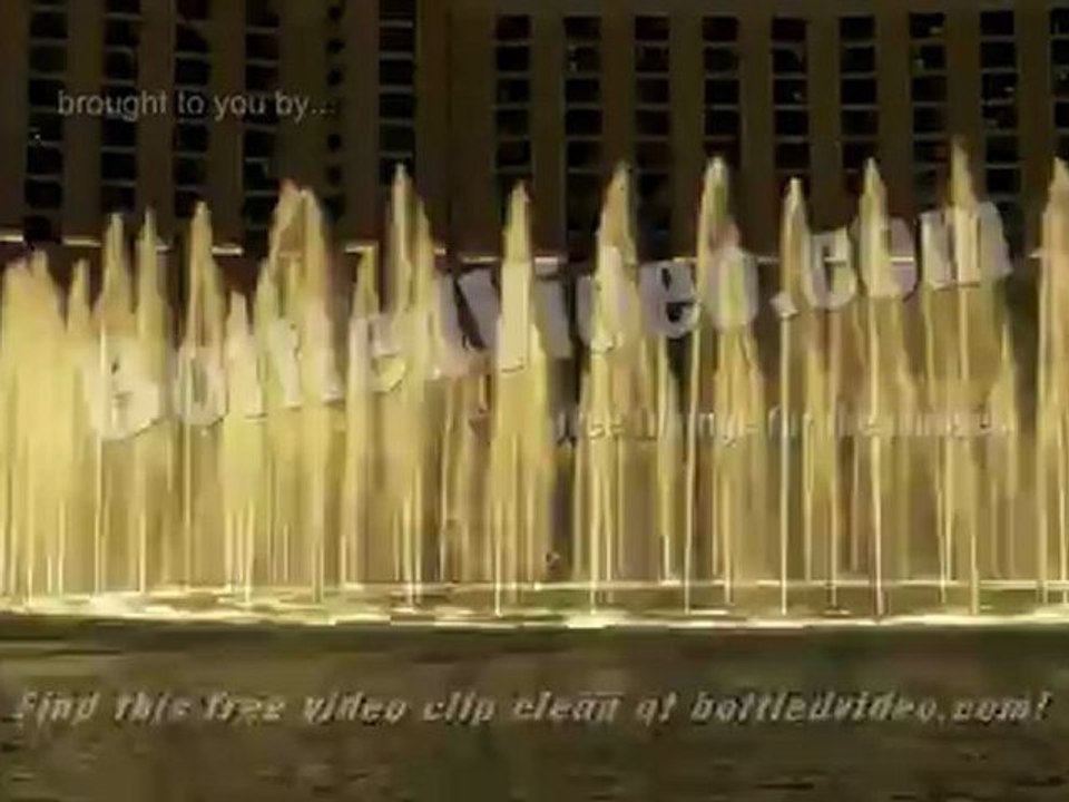 Free 4K Time Lapse Stock Footage: The Bellagio Fountains by BottledVideo.com