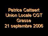 union locale CGT Grasse Patrick Cattaert