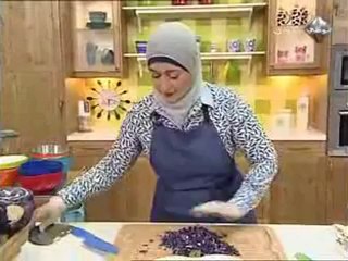 منال العالم  سلطة الكرنب بالتفاح