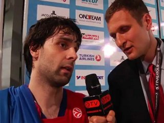 Post-game interview: Milos Teodosic, CSKA Moscow