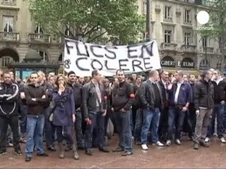 Fransız polisinden protesto gösterisi