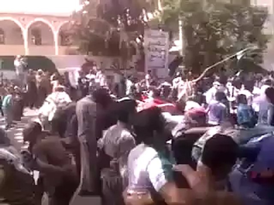 فري برس ريف دمشق يبرود  مظاهرة الثوار   11 5 2012 ج2 Damascus