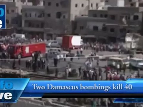 Two Damascus bombings kill 40