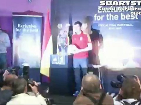 adidas Tango 12 Finale Unveiled Spanish captain Iker Casillas