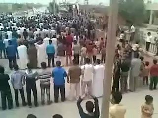 فري برس الميادين احرارالطيانة يهتفون للشهيد حبيب عيسى 11 5 2012 Damasacus