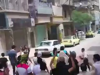 فري برس حلب السكري  ليش خايفين الله معنا نصرمن الله 11 5 2012 Aleppo