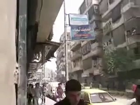 فري برس حلب الشعار إطلاق نارعلى المتظاهرين نصر من الله11 5 2012 Aleppo