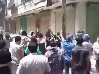 فري برس حلب السكري  نصر من الله وفتح قريب 11 5 2012 Aleppo