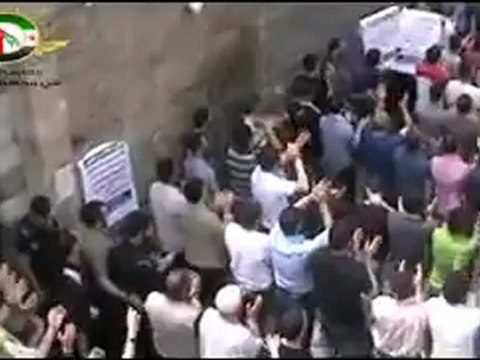 فري برس حمص القديمة الورشه مظاهرة رائعة 11 5 2012 Homs