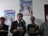 Lancement de la campagne législative MichelLesage, candidat des socialistes 10 Mai 2012