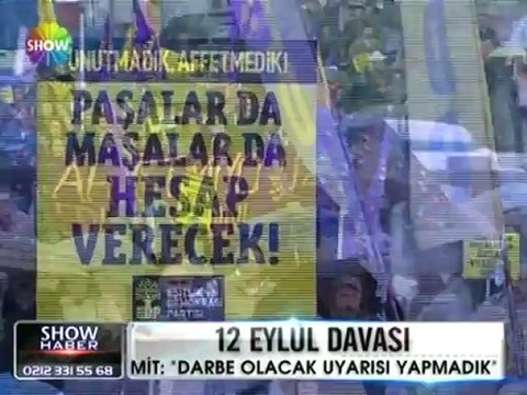 Kenan Evren ve Tahsin Şahinkaya Duruşmaya gelmedi - 11 mayıs 2012