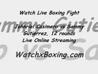 Watch Live Boxing Fight Sammy vs Johnriel