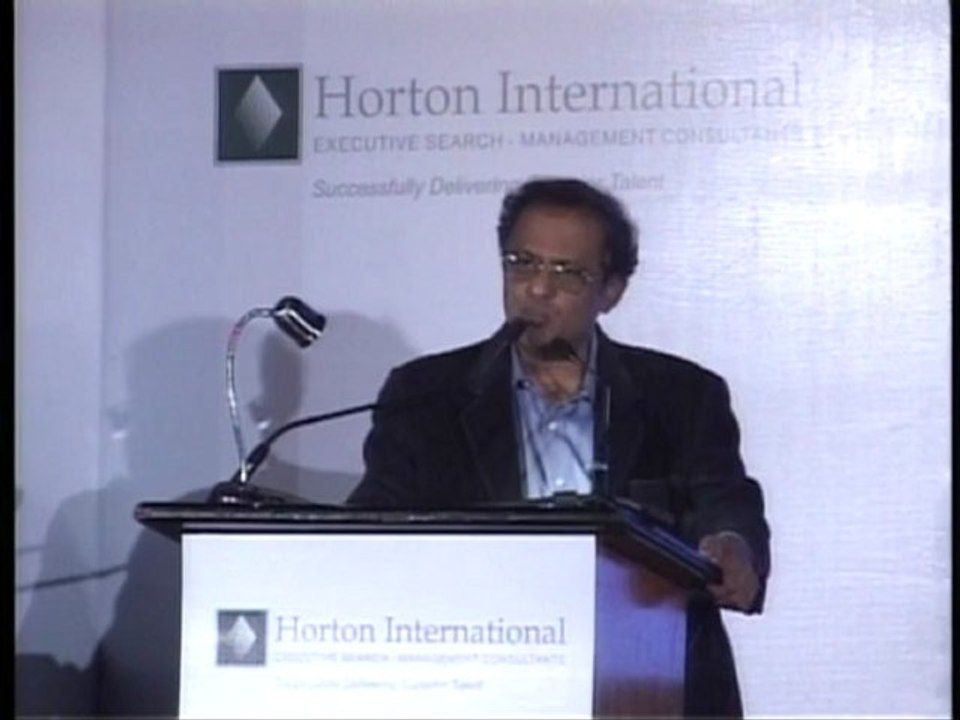 Horton International Leadership Series  Inaugural Lecture “Transformational Leadership” By Jaithirth (Jerry ) Rao - On February 29th ,2012 - At Taj Lands End ,Bandra, Mumbai, India