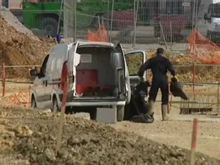 Désamorçage d'une bombe au dépôt du tram