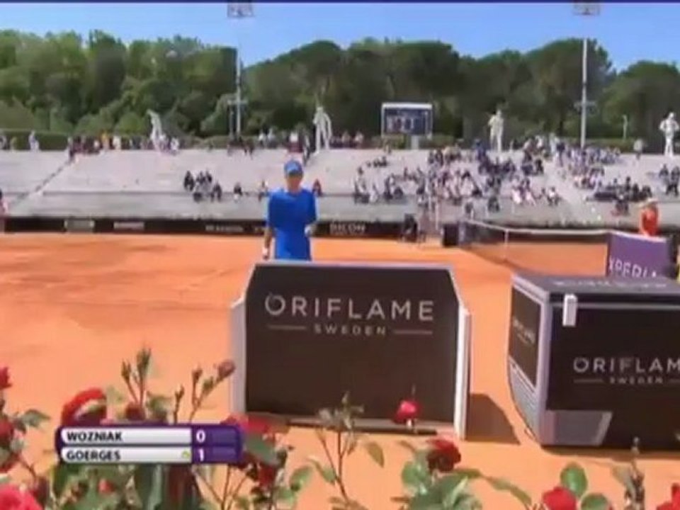 Rom: Görges beißt und siegt