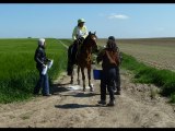 Endurance Equestre, 90km vitesse libre, Vigny, Mai 2012 Princesse et Delphine