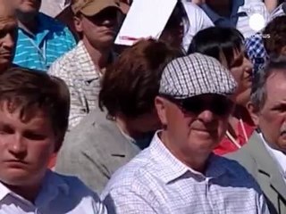 Ukrainian opposition rallies in Kiev